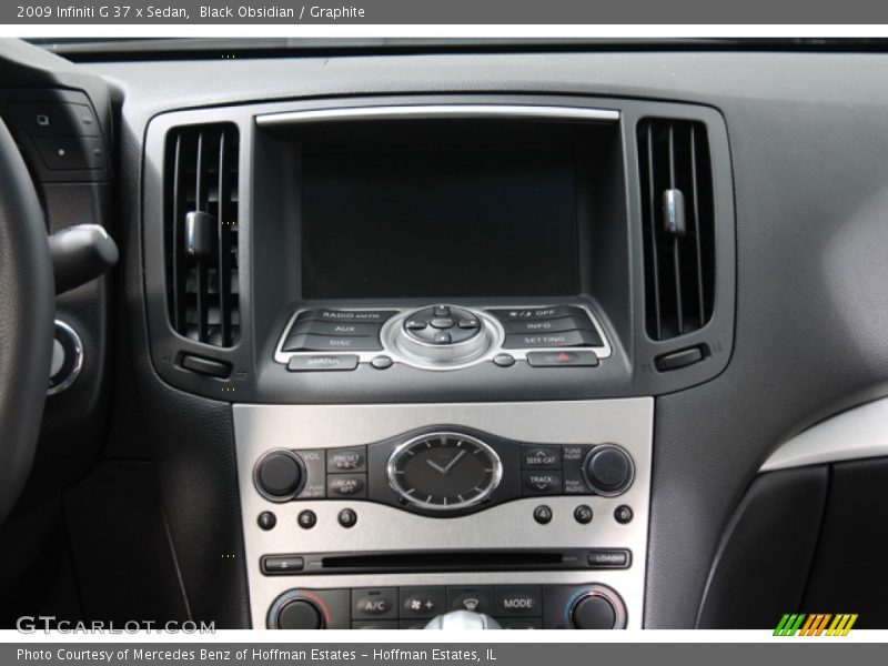 Black Obsidian / Graphite 2009 Infiniti G 37 x Sedan