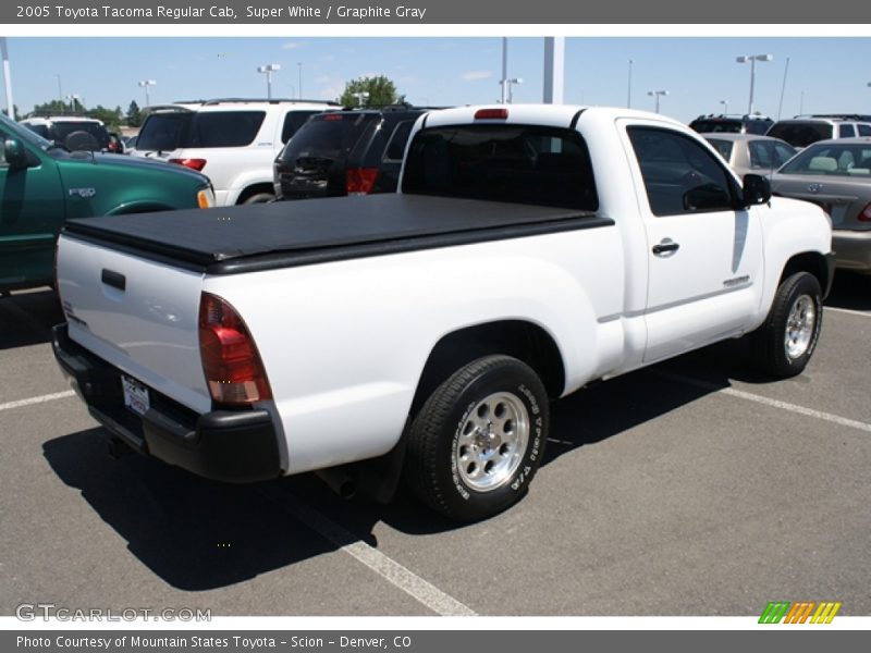 Super White / Graphite Gray 2005 Toyota Tacoma Regular Cab