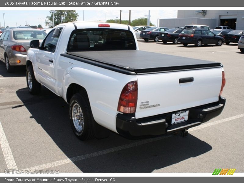 Super White / Graphite Gray 2005 Toyota Tacoma Regular Cab