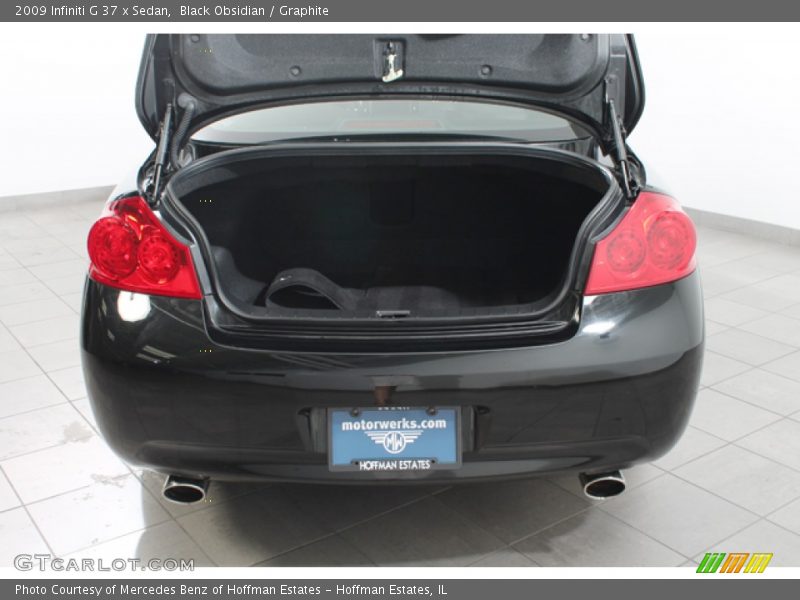 Black Obsidian / Graphite 2009 Infiniti G 37 x Sedan