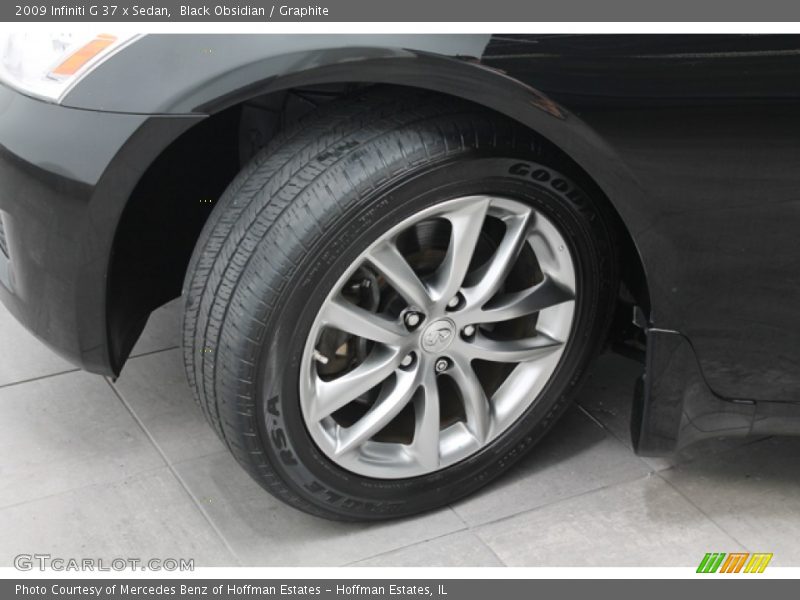 Black Obsidian / Graphite 2009 Infiniti G 37 x Sedan