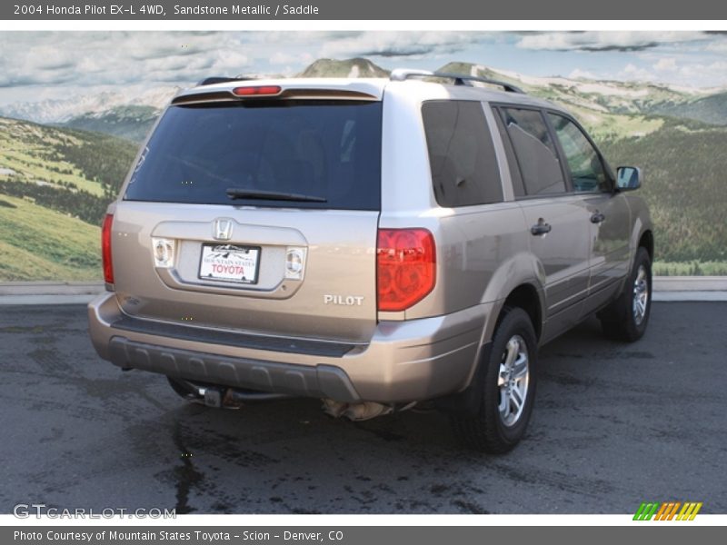 Sandstone Metallic / Saddle 2004 Honda Pilot EX-L 4WD