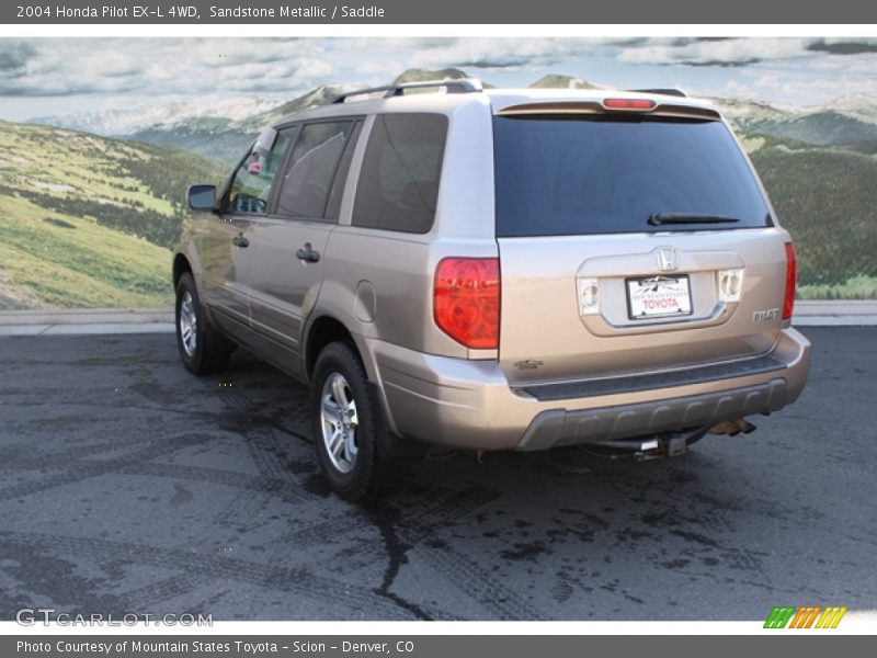 Sandstone Metallic / Saddle 2004 Honda Pilot EX-L 4WD
