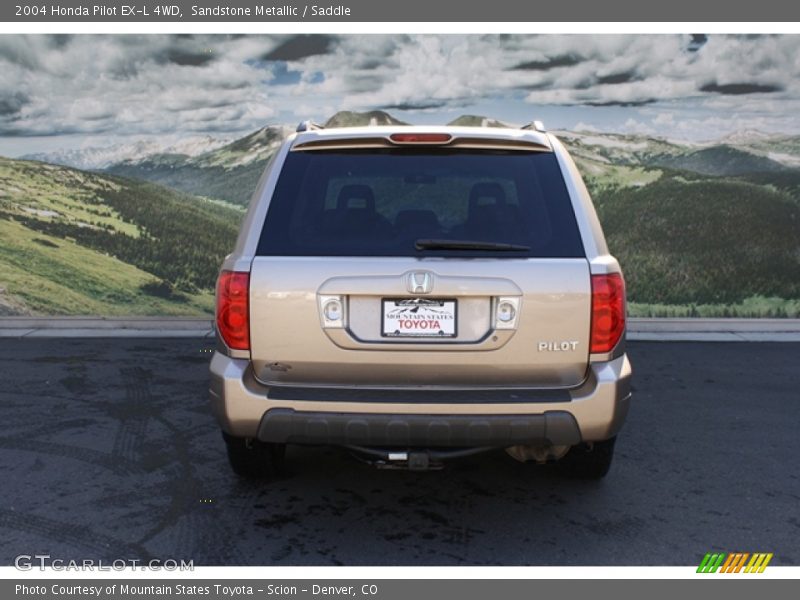 Sandstone Metallic / Saddle 2004 Honda Pilot EX-L 4WD