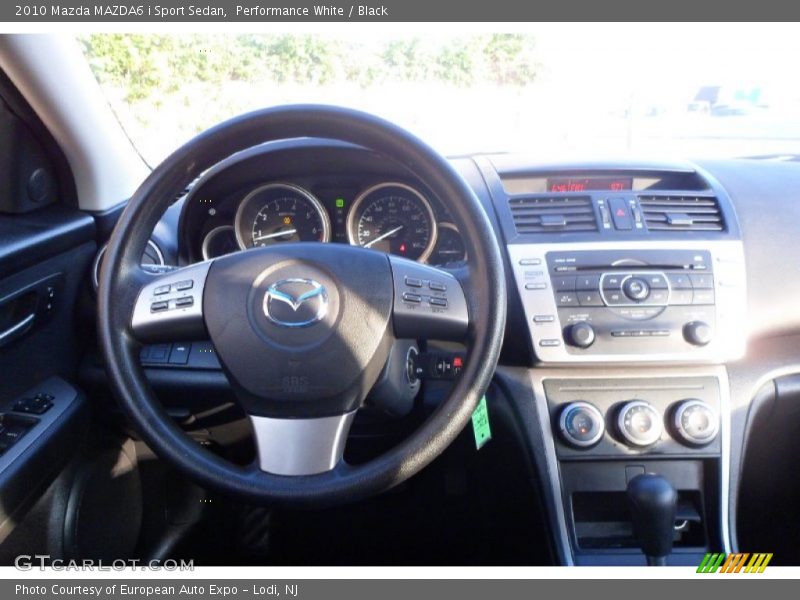 Performance White / Black 2010 Mazda MAZDA6 i Sport Sedan