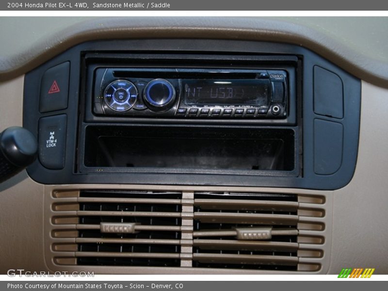 Sandstone Metallic / Saddle 2004 Honda Pilot EX-L 4WD