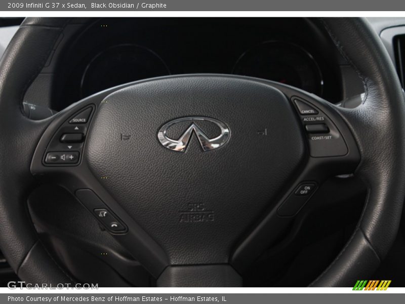 Black Obsidian / Graphite 2009 Infiniti G 37 x Sedan