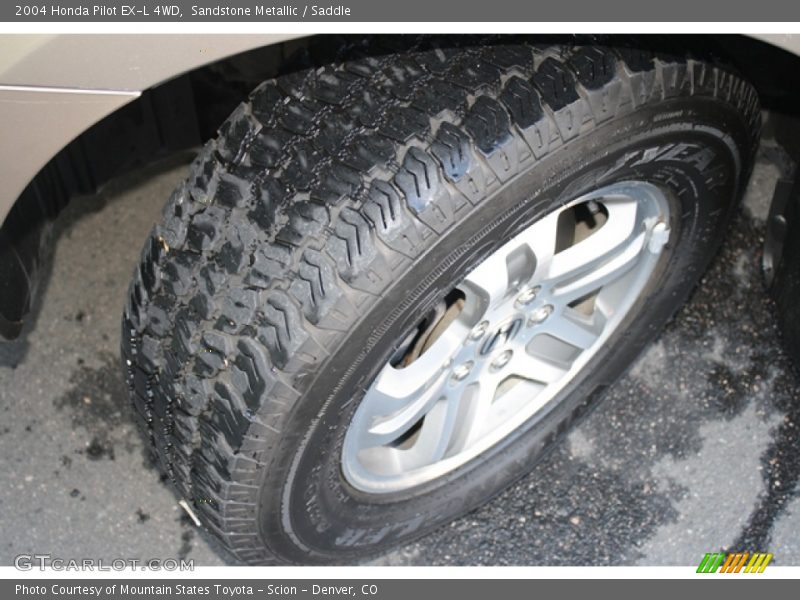 Sandstone Metallic / Saddle 2004 Honda Pilot EX-L 4WD