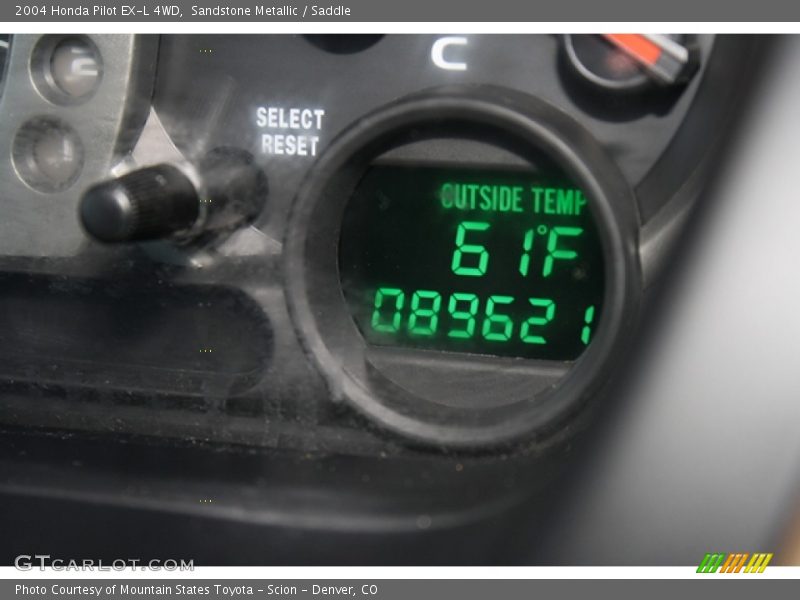 Sandstone Metallic / Saddle 2004 Honda Pilot EX-L 4WD