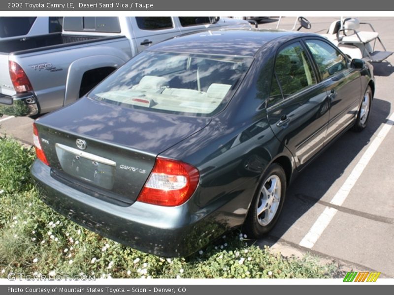 Desert Sand Mica / Taupe 2002 Toyota Camry LE