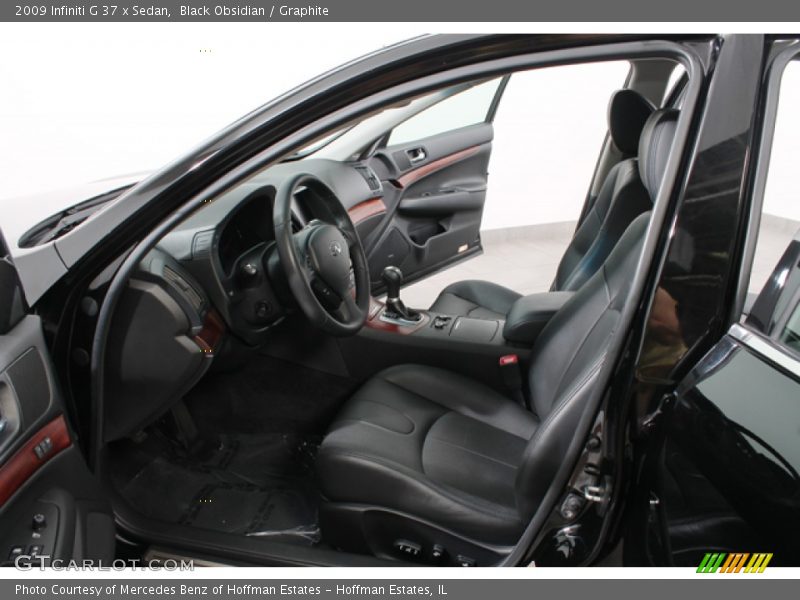 Black Obsidian / Graphite 2009 Infiniti G 37 x Sedan
