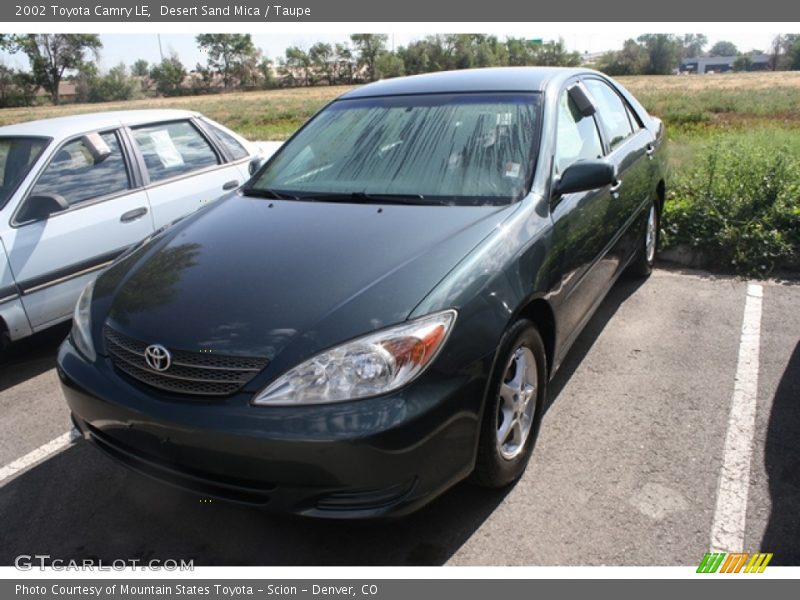Desert Sand Mica / Taupe 2002 Toyota Camry LE