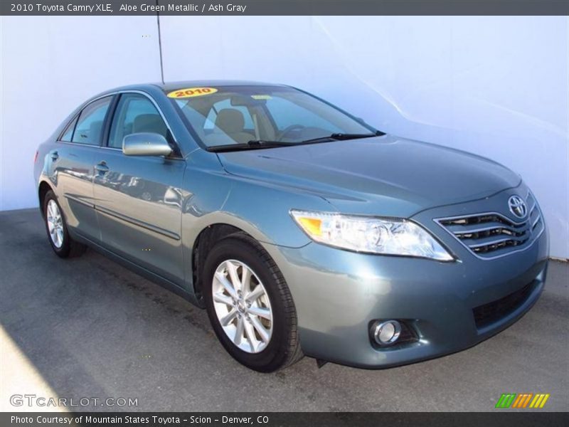 Aloe Green Metallic / Ash Gray 2010 Toyota Camry XLE