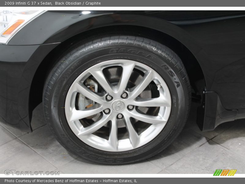 Black Obsidian / Graphite 2009 Infiniti G 37 x Sedan