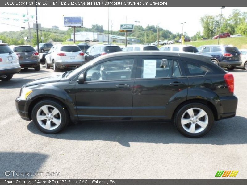 Brilliant Black Crystal Pearl / Dark Slate Gray/Medium Graystone 2010 Dodge Caliber SXT