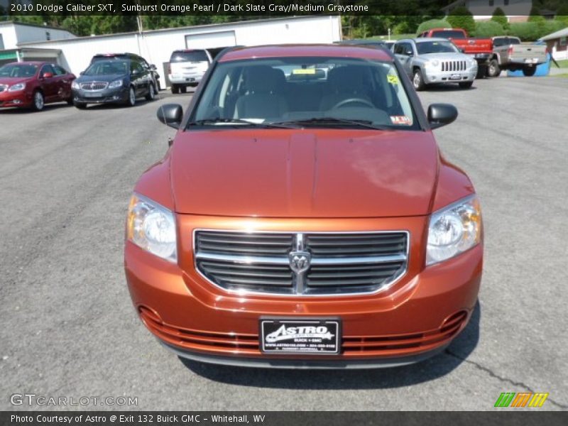 Sunburst Orange Pearl / Dark Slate Gray/Medium Graystone 2010 Dodge Caliber SXT
