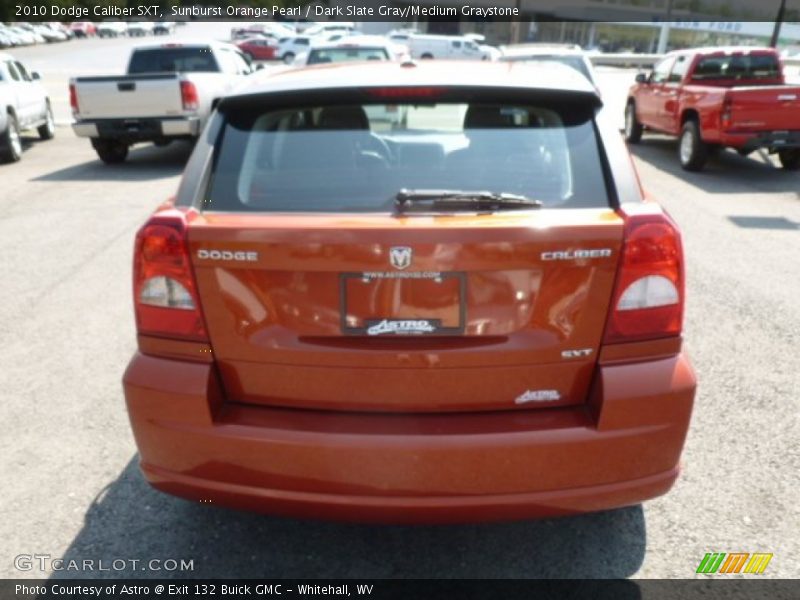 Sunburst Orange Pearl / Dark Slate Gray/Medium Graystone 2010 Dodge Caliber SXT
