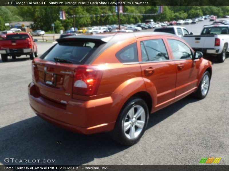Sunburst Orange Pearl / Dark Slate Gray/Medium Graystone 2010 Dodge Caliber SXT