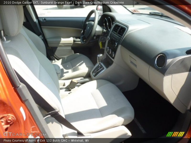 Sunburst Orange Pearl / Dark Slate Gray/Medium Graystone 2010 Dodge Caliber SXT