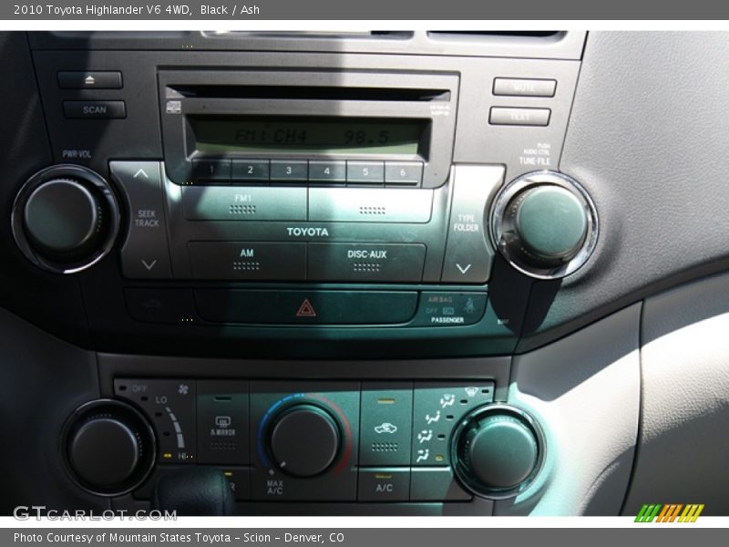 Black / Ash 2010 Toyota Highlander V6 4WD