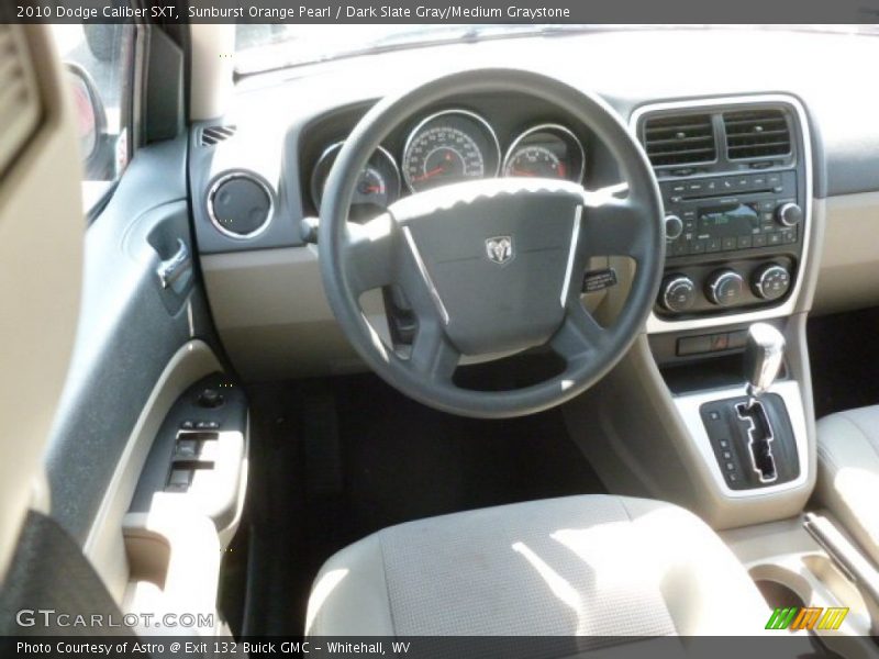 Sunburst Orange Pearl / Dark Slate Gray/Medium Graystone 2010 Dodge Caliber SXT