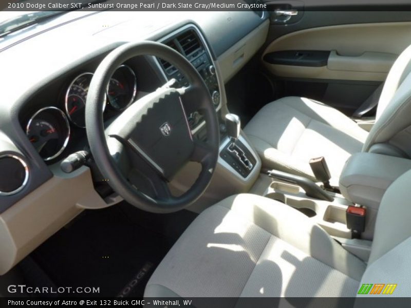 Sunburst Orange Pearl / Dark Slate Gray/Medium Graystone 2010 Dodge Caliber SXT