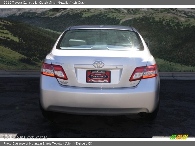 Classic Silver Metallic / Ash Gray 2010 Toyota Camry LE