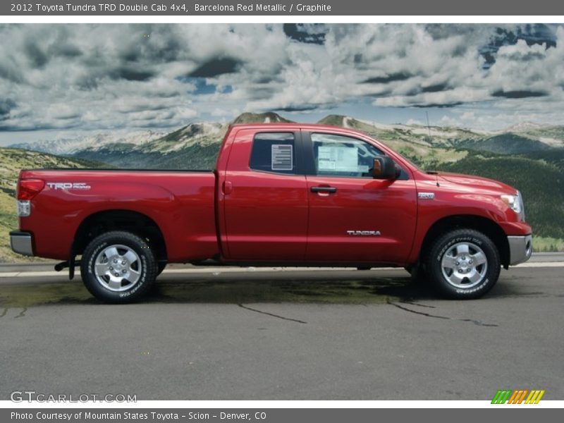 Barcelona Red Metallic / Graphite 2012 Toyota Tundra TRD Double Cab 4x4