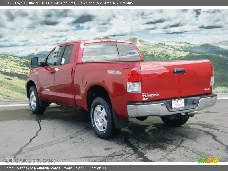 Barcelona Red Metallic / Graphite 2012 Toyota Tundra TRD Double Cab 4x4