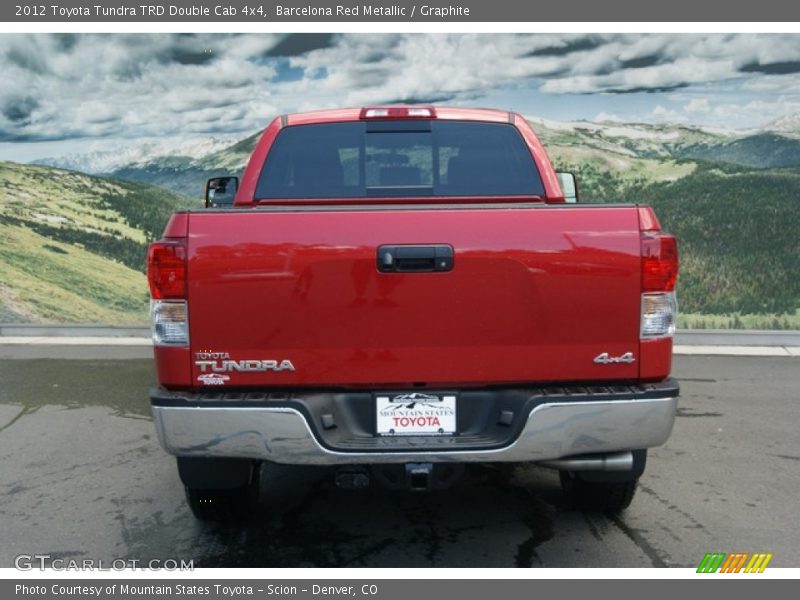 Barcelona Red Metallic / Graphite 2012 Toyota Tundra TRD Double Cab 4x4