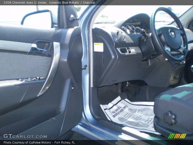 Icelandic Blue Metallic / Charcoal 2008 Chevrolet Aveo LS Sedan