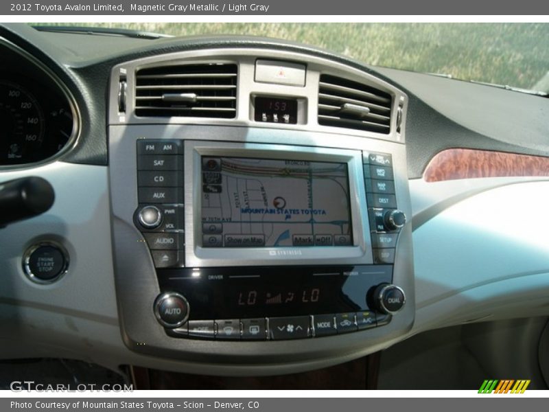 Magnetic Gray Metallic / Light Gray 2012 Toyota Avalon Limited