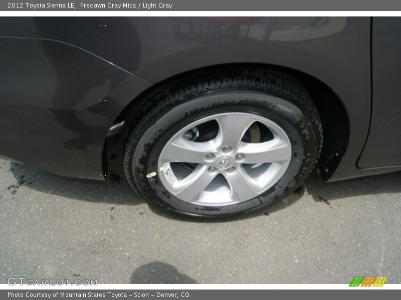  2012 Sienna LE Wheel