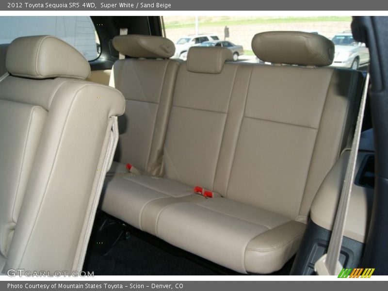 Super White / Sand Beige 2012 Toyota Sequoia SR5 4WD