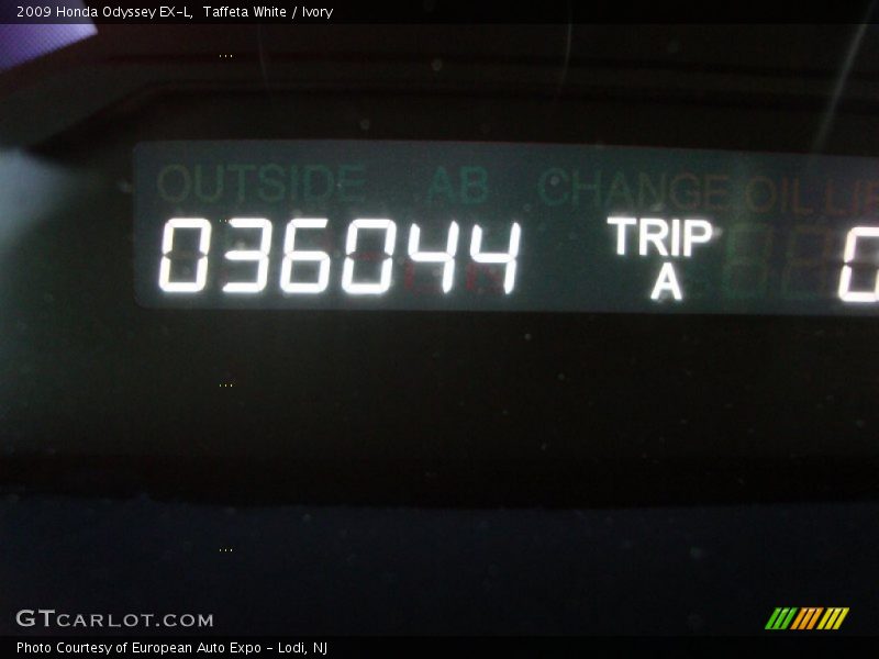 Taffeta White / Ivory 2009 Honda Odyssey EX-L