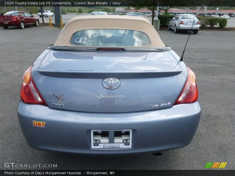 Cosmic Blue Metallic / Ivory 2004 Toyota Solara SLE V6 Convertible