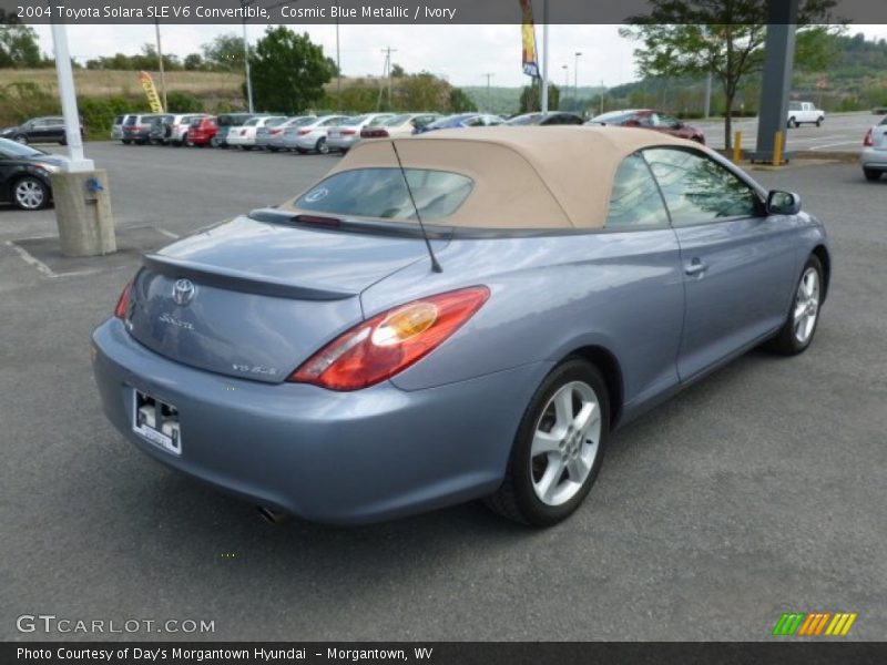 Cosmic Blue Metallic / Ivory 2004 Toyota Solara SLE V6 Convertible