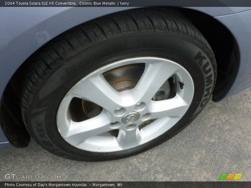 Cosmic Blue Metallic / Ivory 2004 Toyota Solara SLE V6 Convertible