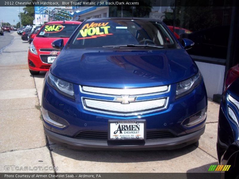 Blue Topaz Metallic / Jet Black/Dark Accents 2012 Chevrolet Volt Hatchback