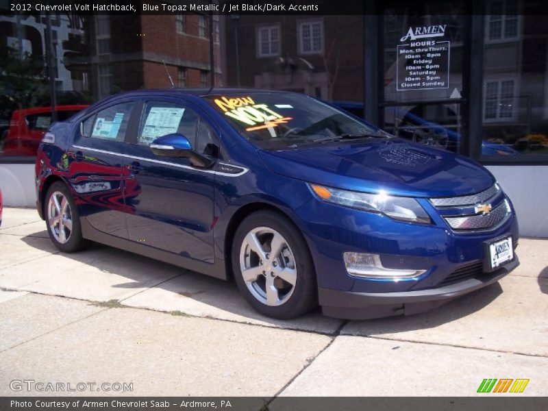 Blue Topaz Metallic / Jet Black/Dark Accents 2012 Chevrolet Volt Hatchback