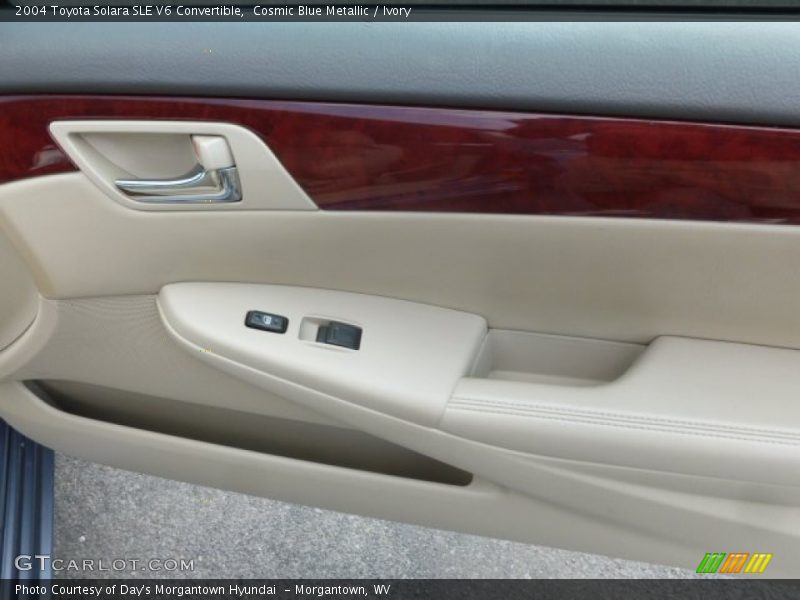 Cosmic Blue Metallic / Ivory 2004 Toyota Solara SLE V6 Convertible
