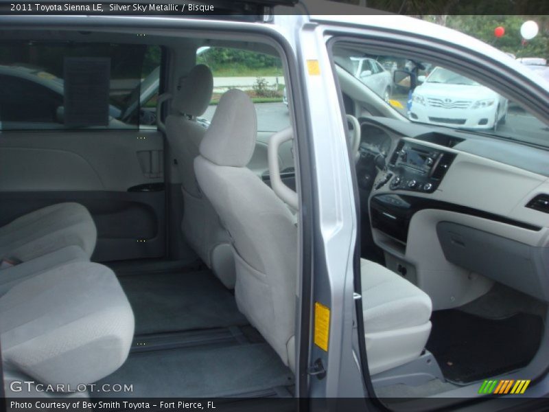 Silver Sky Metallic / Bisque 2011 Toyota Sienna LE