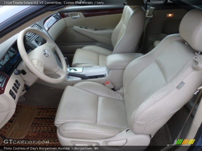 Cosmic Blue Metallic / Ivory 2004 Toyota Solara SLE V6 Convertible