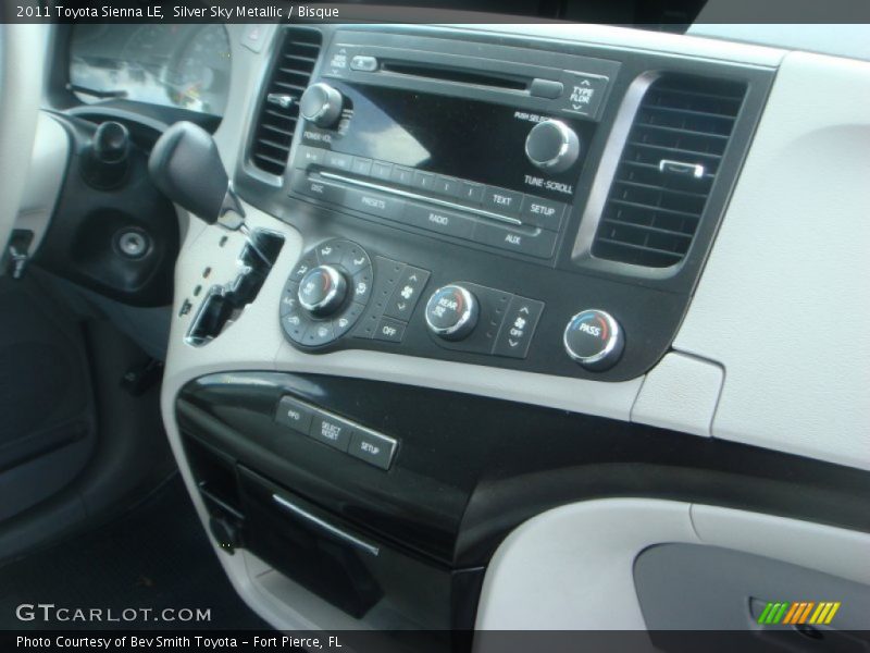 Silver Sky Metallic / Bisque 2011 Toyota Sienna LE