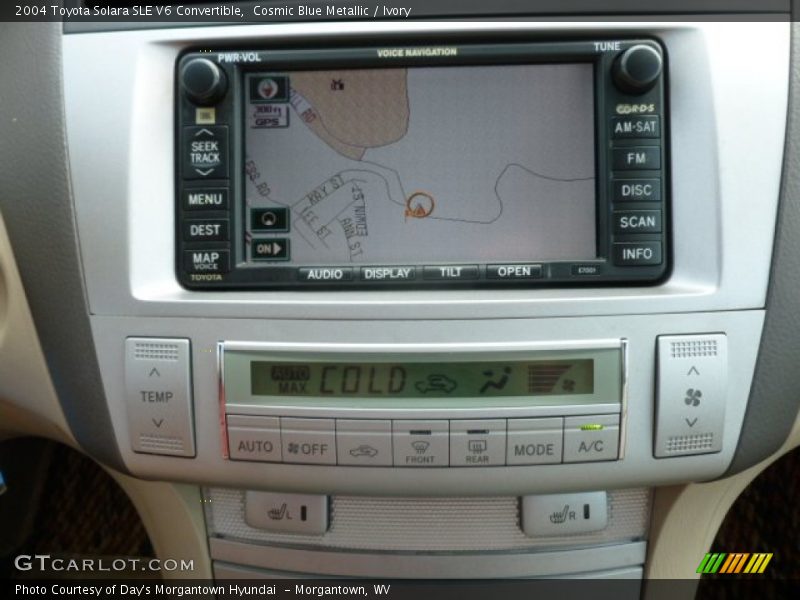 Cosmic Blue Metallic / Ivory 2004 Toyota Solara SLE V6 Convertible
