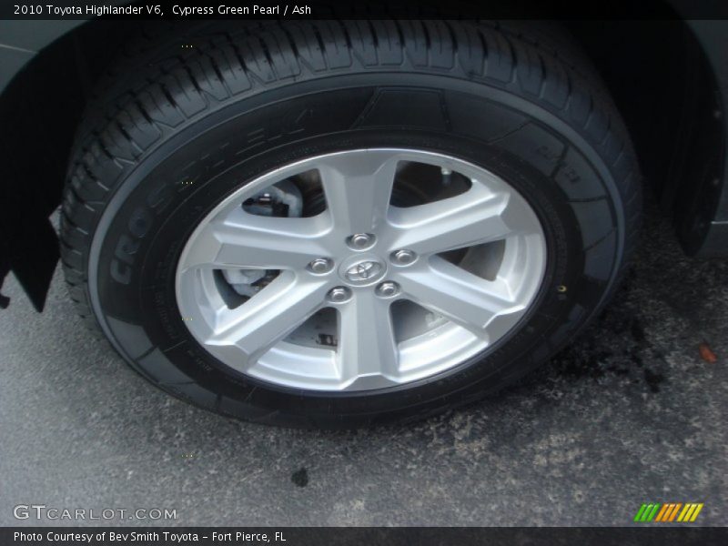 Cypress Green Pearl / Ash 2010 Toyota Highlander V6