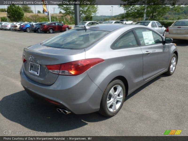 Titanium Gray Metallic / Gray 2013 Hyundai Elantra Coupe GS