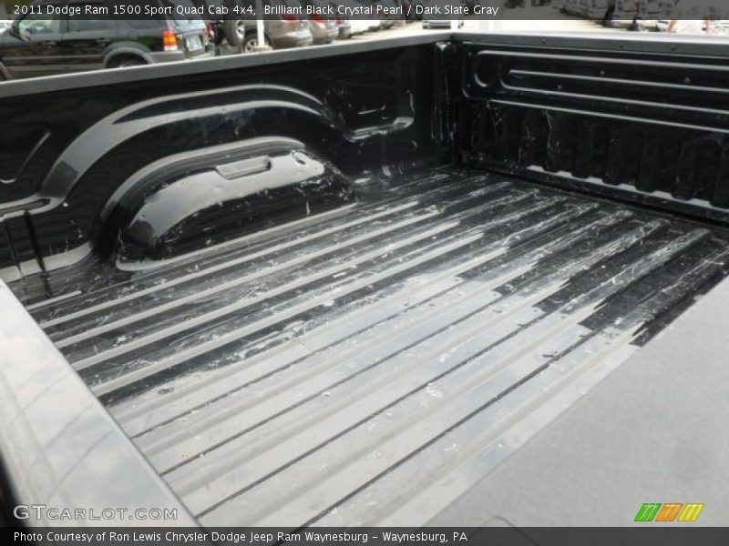 Brilliant Black Crystal Pearl / Dark Slate Gray 2011 Dodge Ram 1500 Sport Quad Cab 4x4