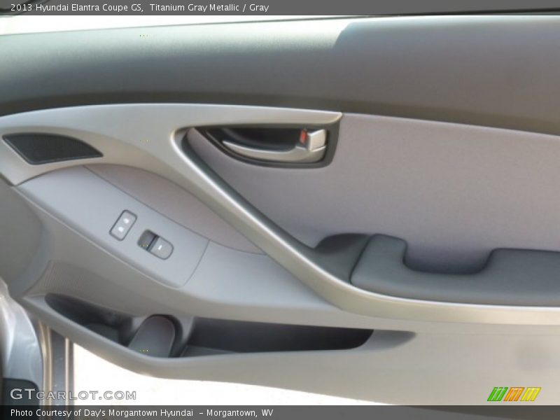 Titanium Gray Metallic / Gray 2013 Hyundai Elantra Coupe GS