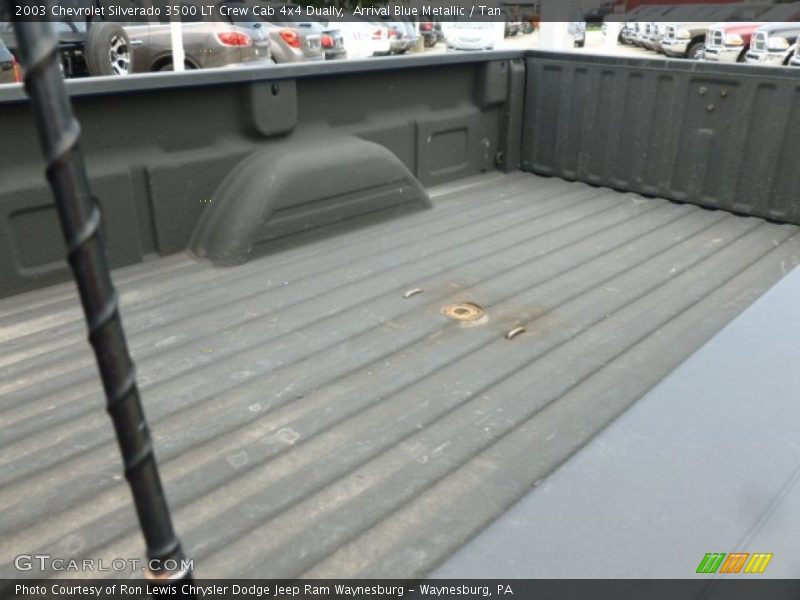 Arrival Blue Metallic / Tan 2003 Chevrolet Silverado 3500 LT Crew Cab 4x4 Dually